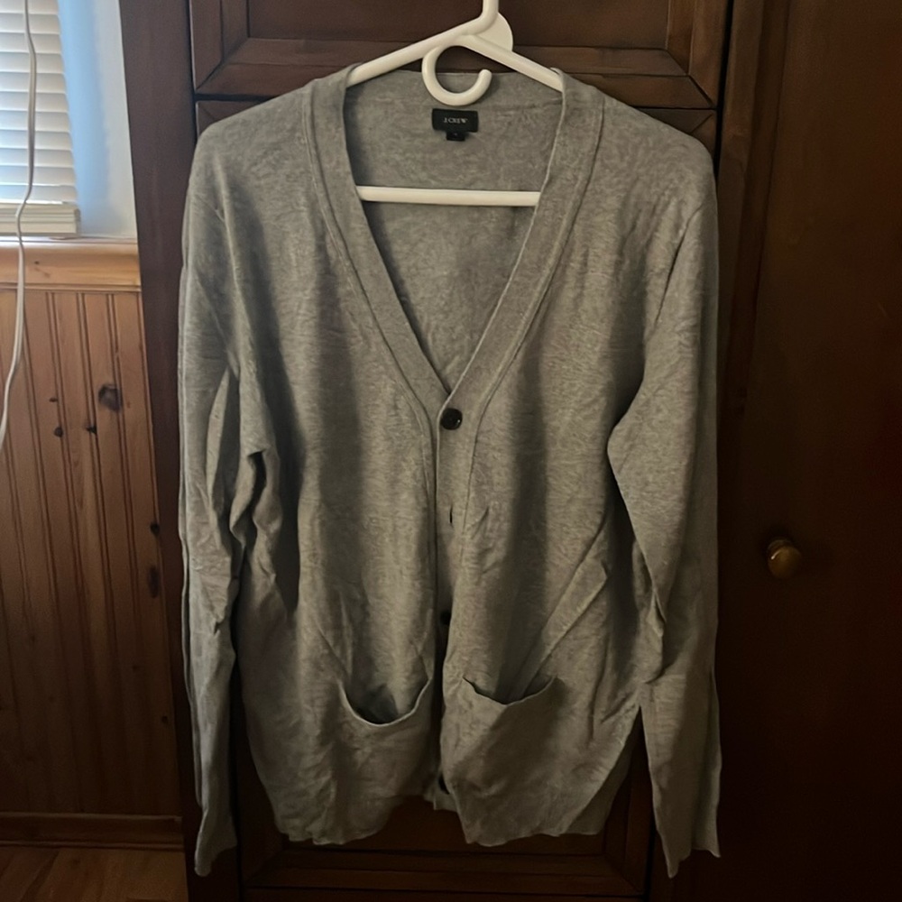 J. Crew cardigan, gray